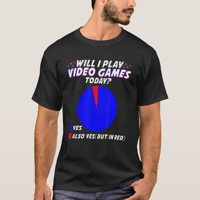 Camiseta Eu vou jogar Videos games hoje Jogos (Frente)