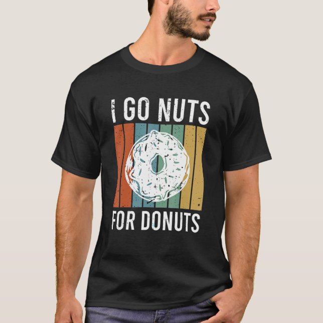 Camiseta Eu vou loucos para rosquinhas (Frente)