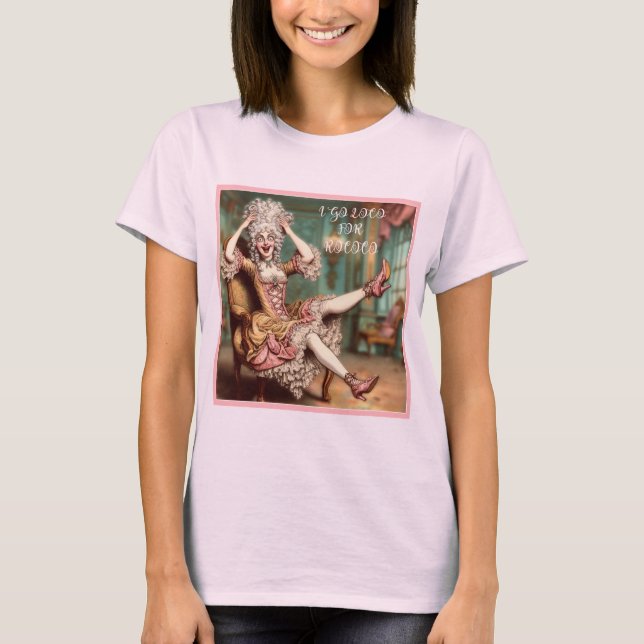 Camiseta Eu vou para a rua Rococco (Frente)