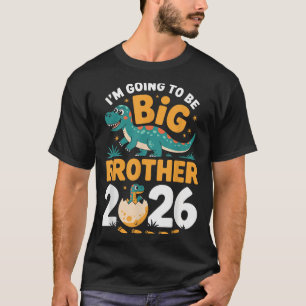 Camiseta Eu vou ser o Big Brother 2026 - Gravidez Dino