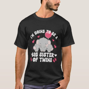 Camiseta Eu Vou Ser Promovido Para A Irmã Grande Dos Gêmeos