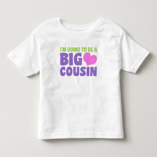 Camiseta Eu vou ser um grande primo bebê romano