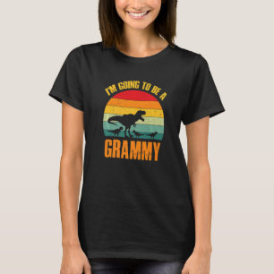 Camiseta Eu vou ser uma vintagem Rex Dinossauro do Grammy