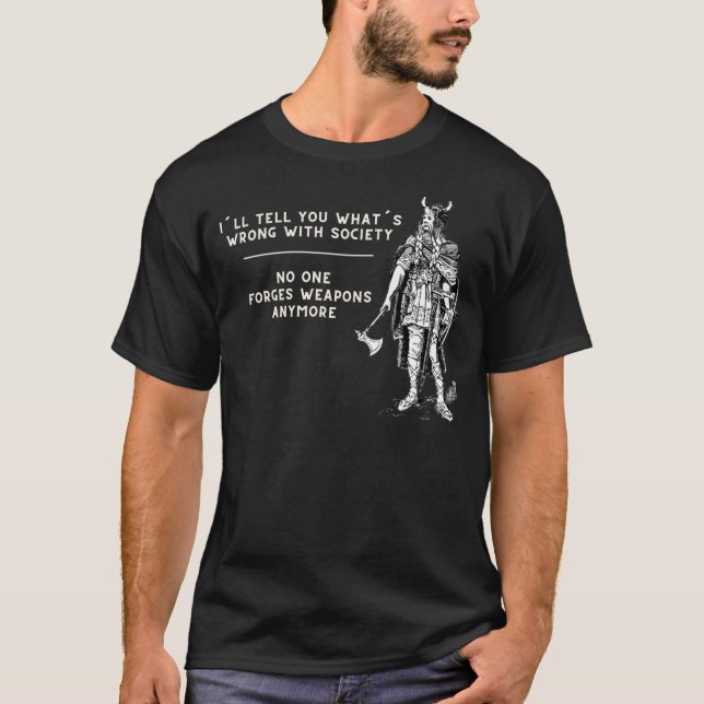 Camiseta Eu vou te dizer o que há de errado com a Sociedade (Frente)