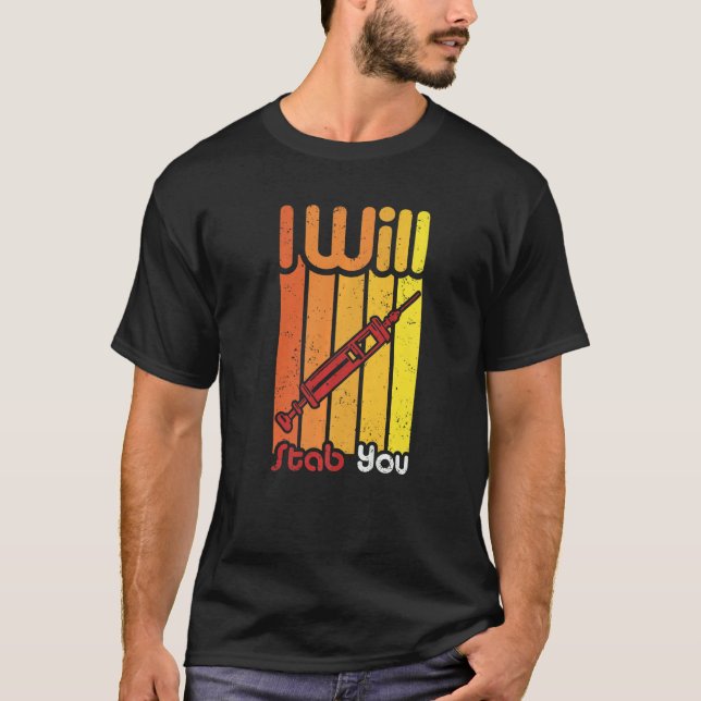 Camiseta Eu Vou Te Enfermar Cuidando Da Saúde Da Life Rn Lp (Frente)