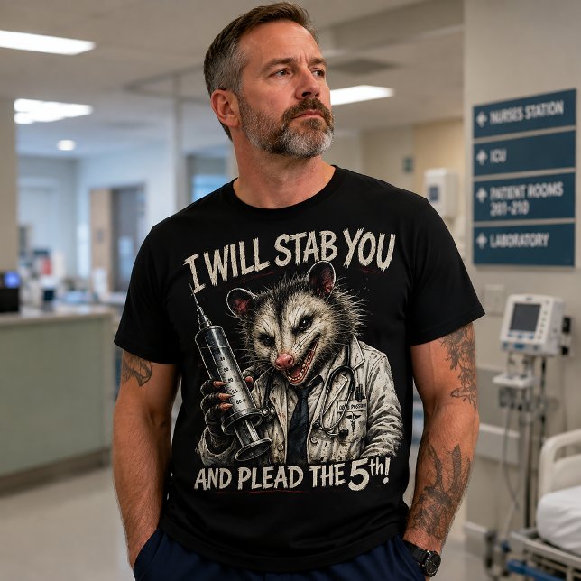 Camiseta Eu Vou Te Esfaquear, Bicho Feral (Criador carregado)