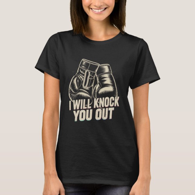 Camiseta Eu Vou Te Pegar Para Engraçado Boxer Engraçado (Frente)