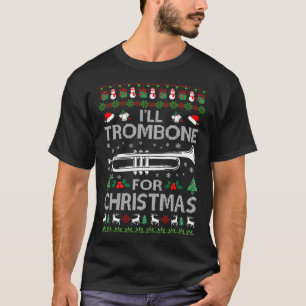 Camiseta Eu vou trombone para o presente de doce feio de Na
