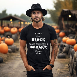 Camiseta Eu Vou Usar Preto