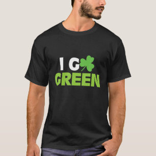 Camiseta Eu Vou Verde, Lucky Clover Dia das Ruas