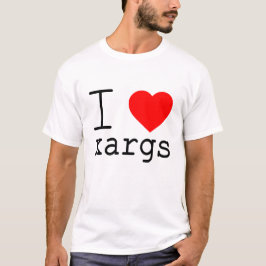 Camiseta Eu ❤️ xargs