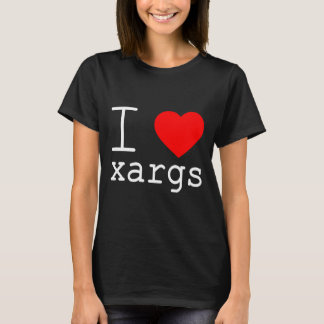 Camiseta Eu ❤️ xargs