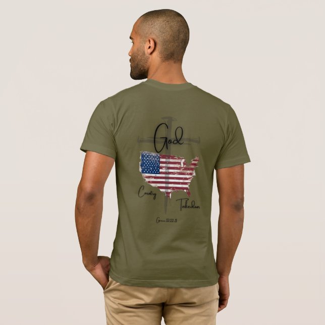 CAMISETA EUA  (Parte Traseira Completa)