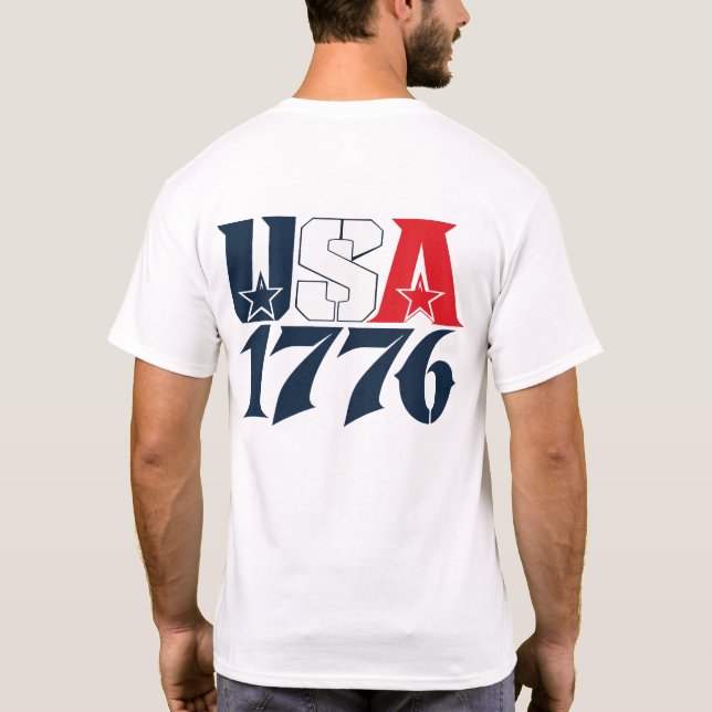 CAMISETA EUA 1776 (Verso)