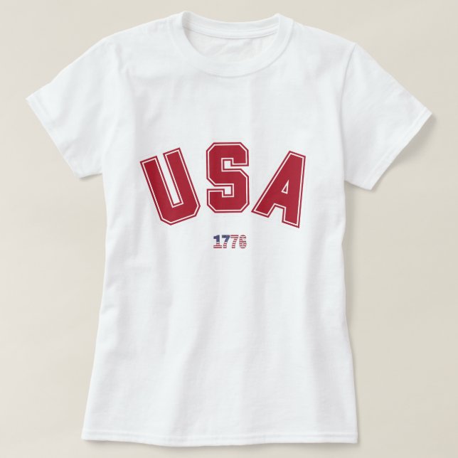 CAMISETA EUA 1776 (Frente do Design)
