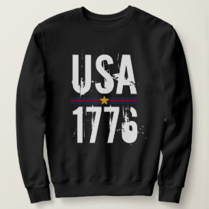 Camiseta EUA 1776 Black