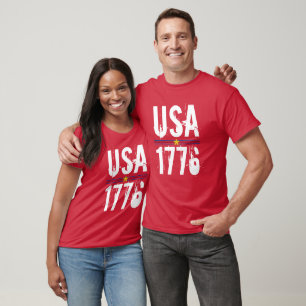 Camiseta EUA 1776 Red
