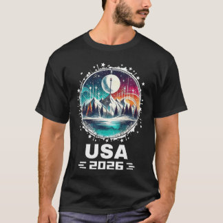 Camiseta EUA 2026 Vá Unidos Estados Unidos Esporte de Inver
