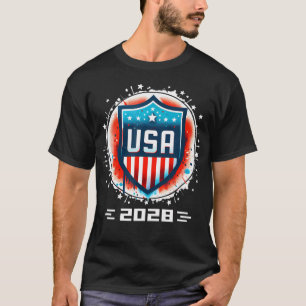 Camiseta EUA 2028 Vá Estados Unidos Esporte EUA 2028