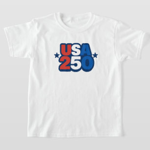 Camiseta EUA 250º Aniversário 1776-2026 Patriótico American