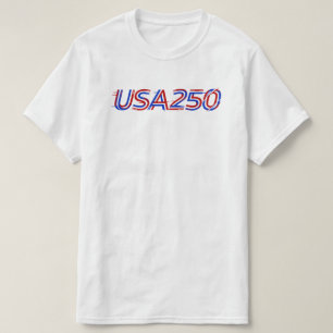 Camiseta EUA 250º Aniversário 1776-2026 Patriótico American