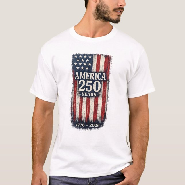 CAMISETA EUA 250 (Frente)