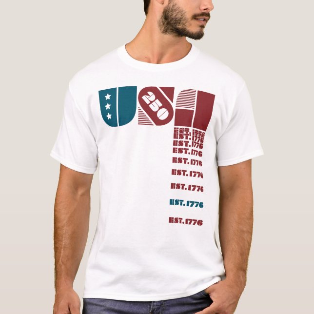 CAMISETA EUA ★ 250 (Frente)