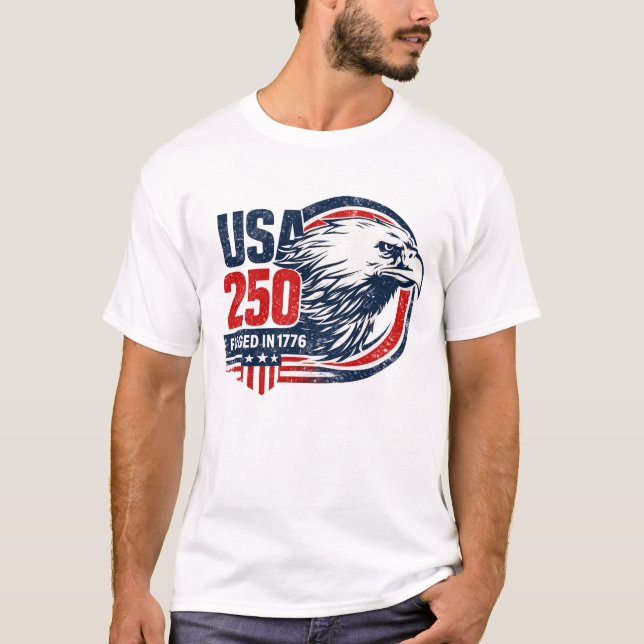 CAMISETA EUA 250  (Frente)