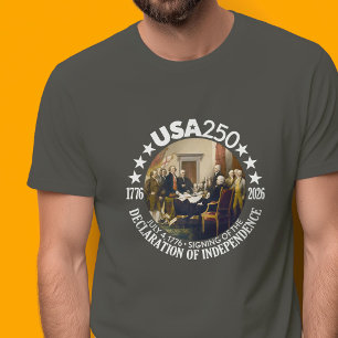 Camiseta EUA 250 - 1776-2026 - Declaração de Independência