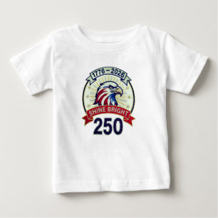 Camiseta EUA 250 Águia Brilha Intensamente