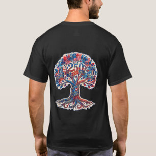 Camiseta EUA 250 Anos Árvore da Liberdade 1776–2026 Patriót