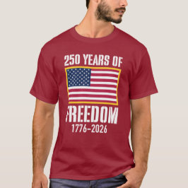 Camiseta EUA 250 Anos de Liberdade