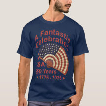 EUA 250 Anos Design de Leque Patriótico – 1776-202