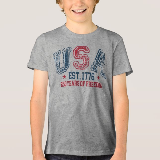 Camiseta EUA 250 Anos Liberdade (Frente)