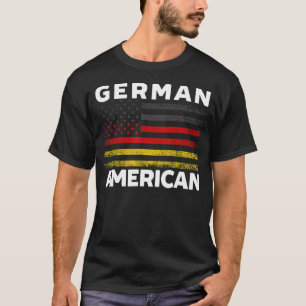 Camiseta EUA Alemanha bandeira alemã Von Steuben Dia 1