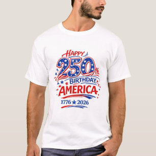 Camiseta EUA América 250º Aniversário Patriótico