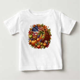 Camiseta EUA/Americano/Terra de peru de Ação de Graças