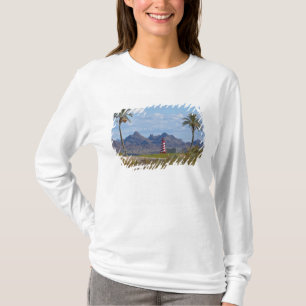 Camiseta EUA, Arizona, Lake Havasu City. Farol ao lado