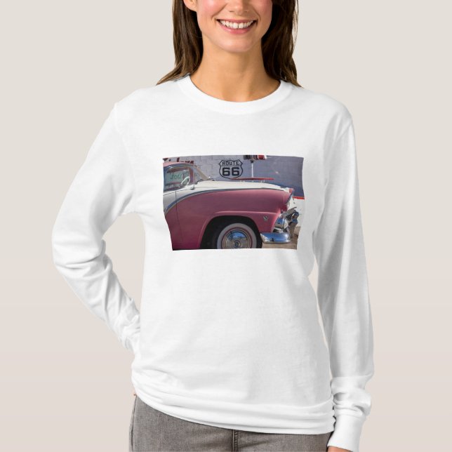 Camiseta EUA, Arizona, Williams. Cidade da Rt. 66, década d (Frente)