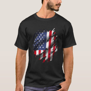 Camiseta EUA Bandeira EUA Patriot Estados Unidos da América