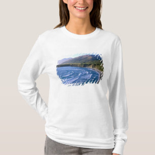 Camiseta EUA, Califórnia, Big Sur, baía ao longo da Rodovia