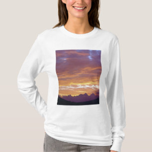 Camiseta EUA, Califórnia, Pôr do sol sobre a Sierra Nevada