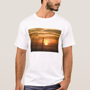 Camiseta  EUA. Califórnia. São Francisco. Configuração 