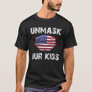Camiseta EUA desmascara nossos filhos americanos