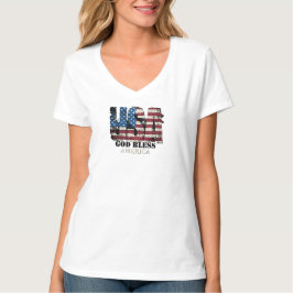 Camiseta EUA Deus Abençoe a América