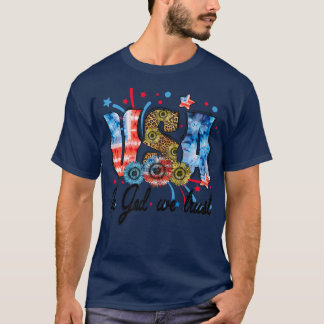 Camiseta EUA em Deus Confiamos Em 4 De Julho - Leopar De Gi