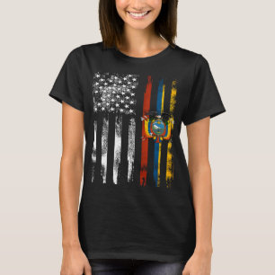 Camiseta EUA Equatoriedade de bandeira equatoriana Pessoas 