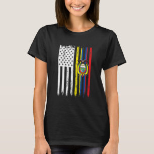 Camiseta EUA Equatoriedade de bandeira equatoriana Pessoas 