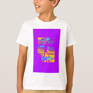 Camiseta EUA: Esperança Psicodélica: Arte sobre Unidade Neo