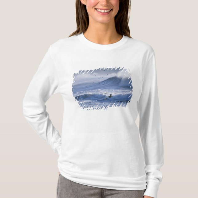 Camiseta EUA, Estado de Washington, La Push. Homem de caiaq (Frente)